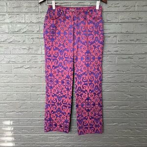 Vintage, Free People circa late 90s early 2000s damask pants, sz 5/6